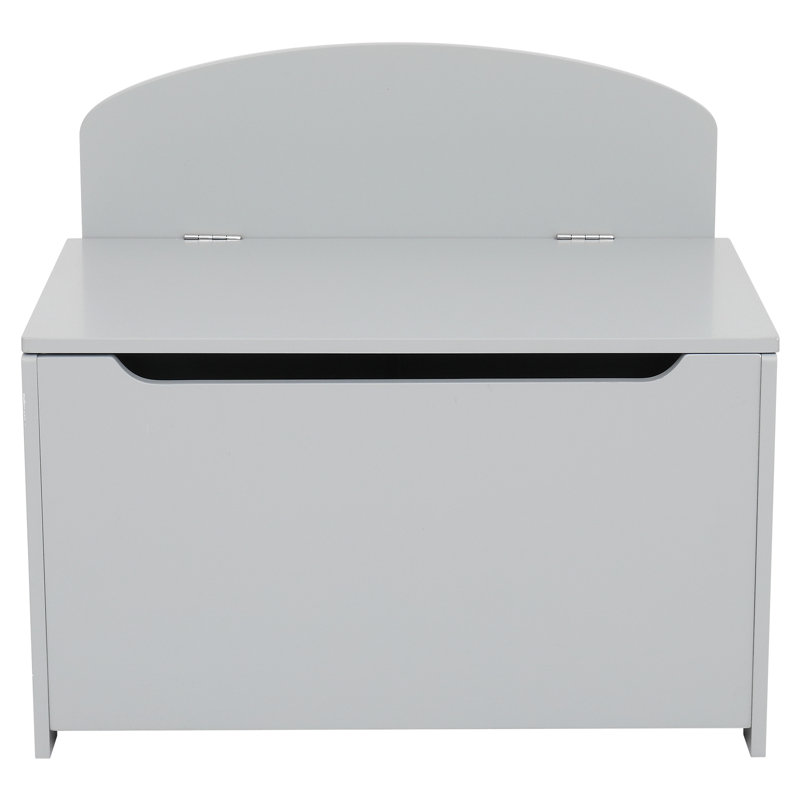 Banc de rangement pour jouets Adalbern Harriet Bee, Gris