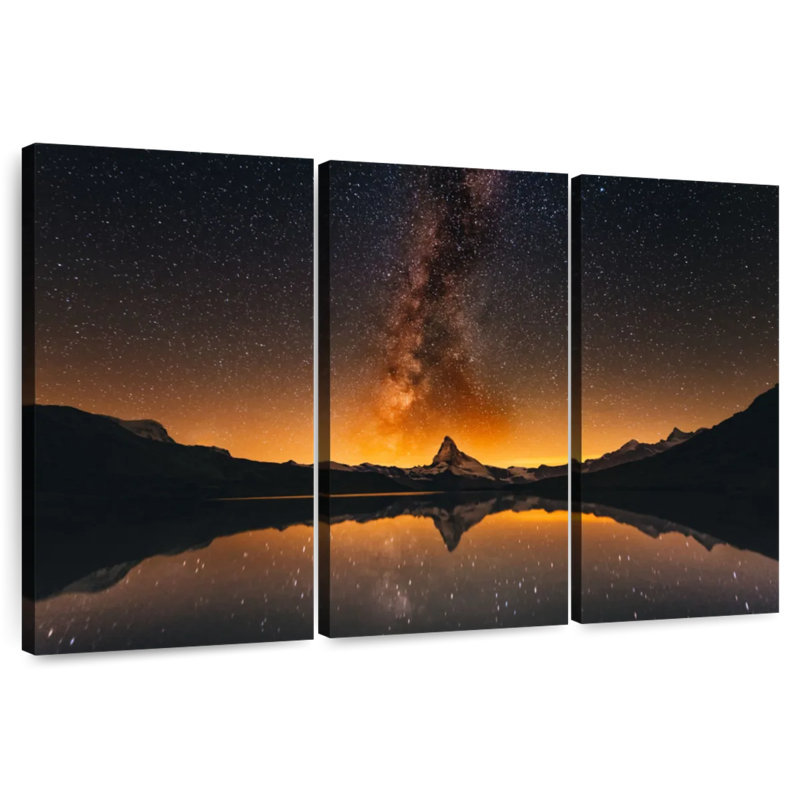 Oberle Milky Way At Lake Stellisee, 20" H x 33" W