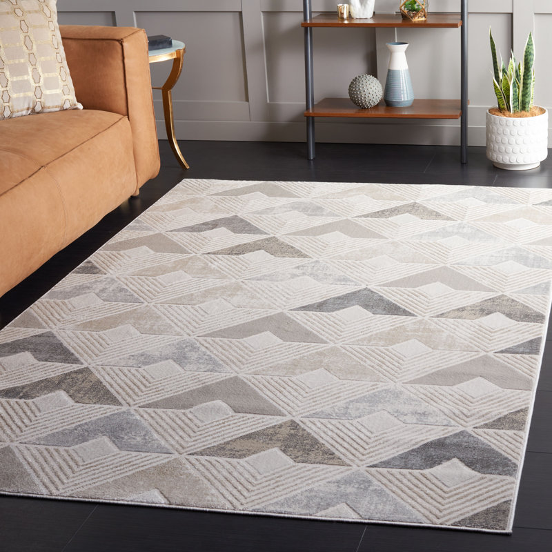 Saylor 100 Performance Geometric Rug, Rectangle 5'5" x 7'7"