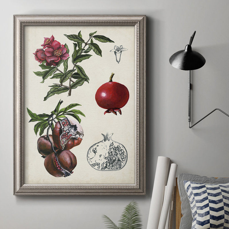 " Pomegranate Composition II ", 20" H x 16" W x 2.5" D