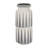 Ceramic Decorative White Vase with Triangle Patterns-1062644465