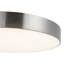 Musa 11-in Black dimmable LED Flush Mount-443386889