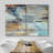 Abstract Grunge Color Composition - ensemble de 2 reproductions sur toiles tendues-56420137