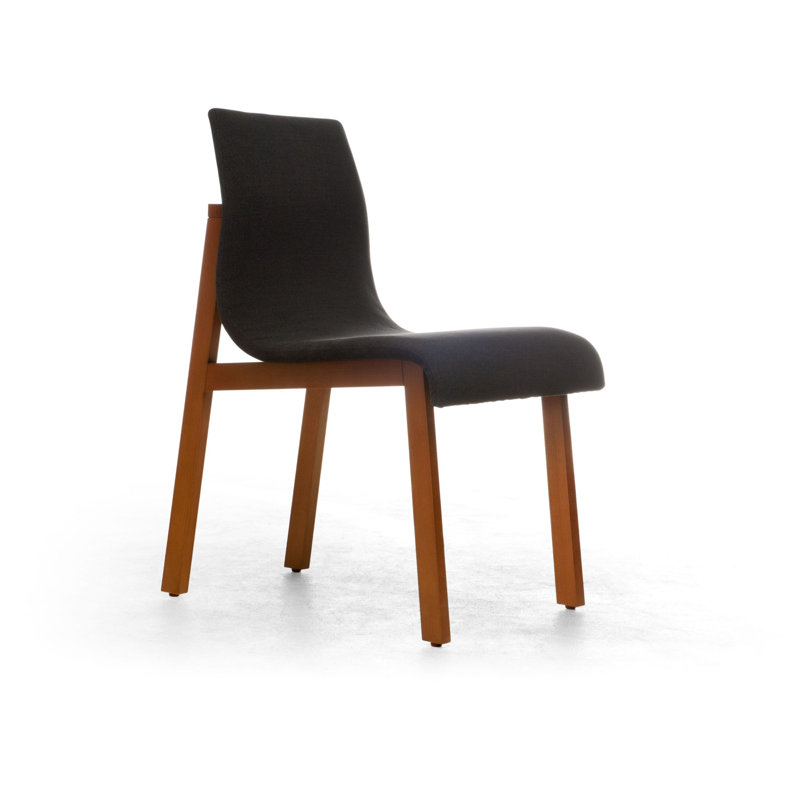 Annika Upholstered Dining Chair, Dark Brown