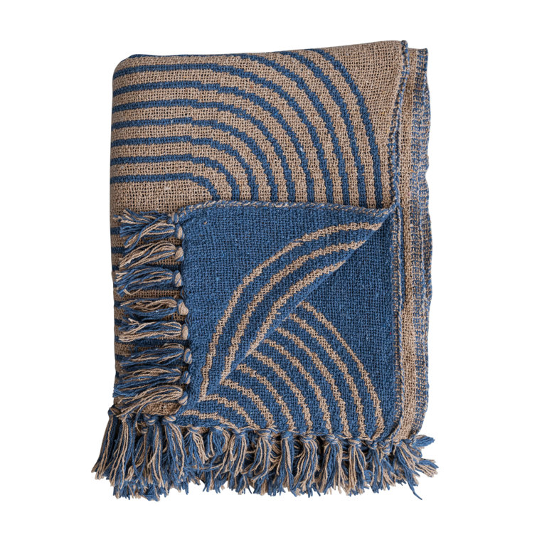 Iredell Cotton Blend Woven Throw Blanket