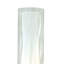 Luminaire de meuble-lavabo de salle de bain contemporain en nickel satiné à une lumière de 4,25 po de largeur Vilo, avec eau claire extérieure, abat-jour en verre opale givré blanc intérieur, à intensité variable, compatible avec DEL, applique murale-92717431