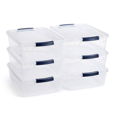 Rubbermaid Cleverstore 16 Quart Plastic Storage Tote Container w/ Lid (12  Pack), 1 Piece - Ralphs