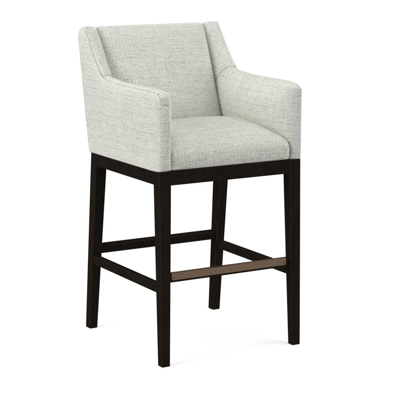 Upholstered Stool, 61703-88, Black