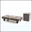 Table de foyer rectangulaire au propane en acier 40000 BTU pour la cour extérieure
