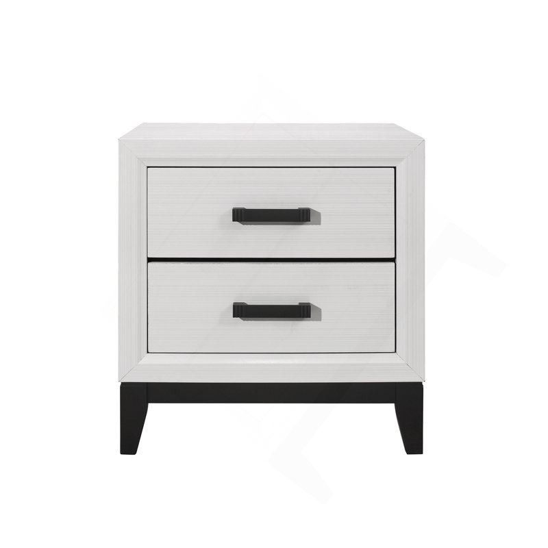 MIRAGE WHITE NIGHTSTAND, White