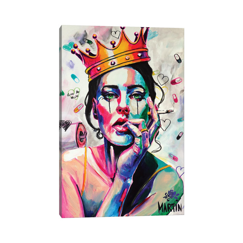 Queen Of Life by Peter Martin - Gallery-Wrapped Canvas Giclée on Canvas, Wrapped Canvas, 20.32 cm H x 30.48 cm W