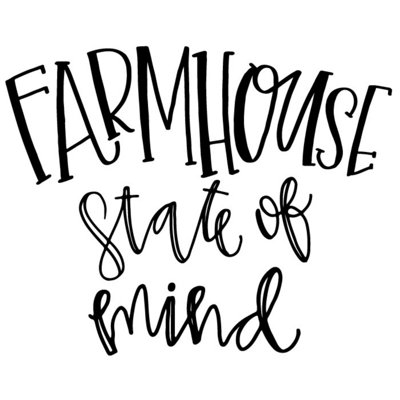 Farm House State Mind - Wrapped Canvas Print