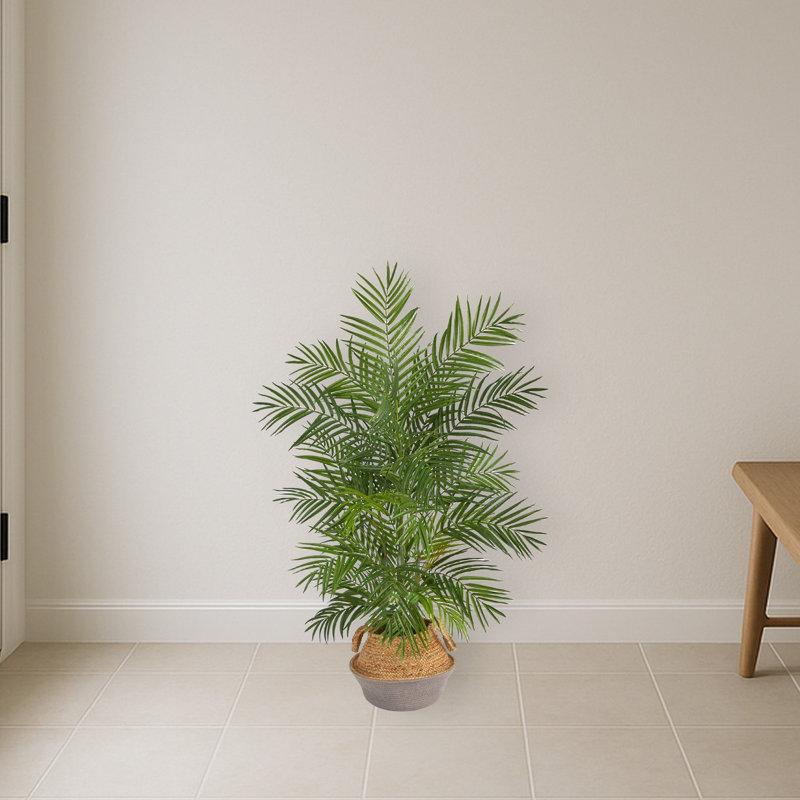 Areca Palm Artificial Tree in Woven Planter