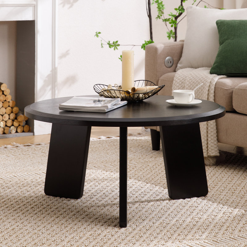Ensemble de 2 tables basses Mid Century Modern, Noir