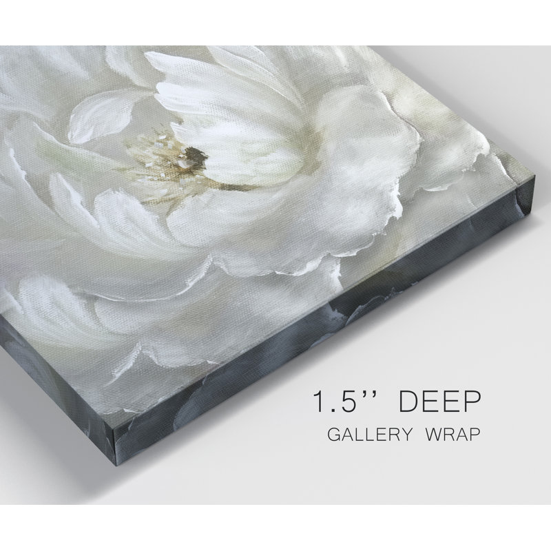 " Perfect Peony-Premium Gallery Wrapped Canvas - Ready To Hang ", 10'' H x 10'' W x 1.5'' D