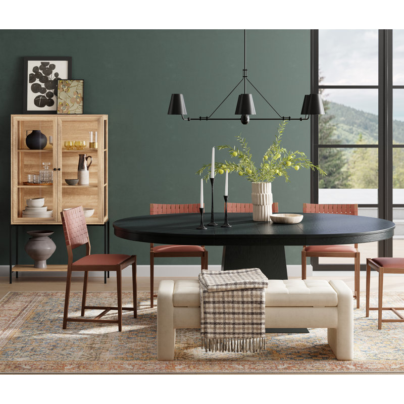 Morrow Solid Wood Side Chair, Brown/Walnut