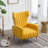 Milana 27" Wide Velvet Wingback Chair-883304312
