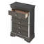 Coffre Verona G6702-CH, noir métallique-1078215822