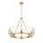 Aenon Chandelier with Hammered Water Glass-111194515-111194518-111194519
