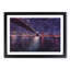 Brooklyn Bridge in New York City Painting 1 Piece Single Picture Frame Wall Art on MDF-56634266-56634268