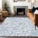 Premium Machine Washable Prisco Sky Rug