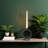 Single Circle Aluminum Candlestick in Black