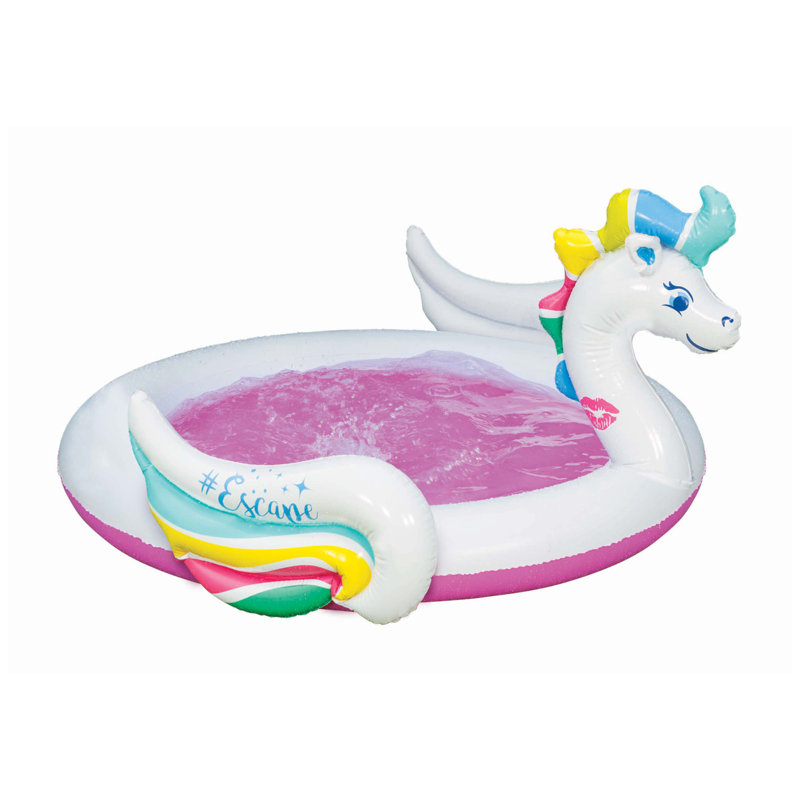 Plastic Round Kiddie Pool 32'' H x 65'' W x 67'' L
