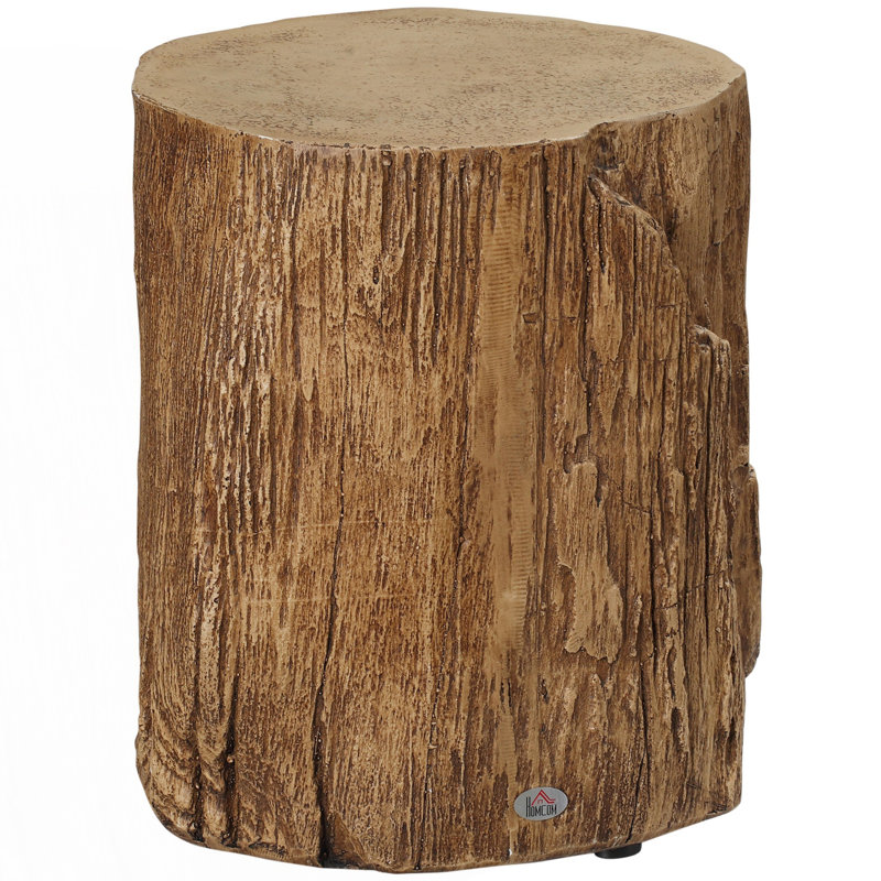 Tree Stump Stool, Decorative Side Table, End Table, Accent Table