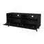 Meuble télé Black City 60 po avec rangement ouvert et 1 porte, wengé-1197467030