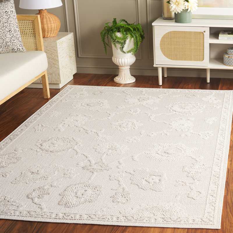 Savell Performance Solid Color Rug, Rectangle 5'3" x 7'6"