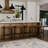 Maven Lane Noah Backless Stool Upholstered with Faux Leather-111462727-111462729