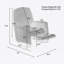 Chaise berçante en coton et lin-244051786