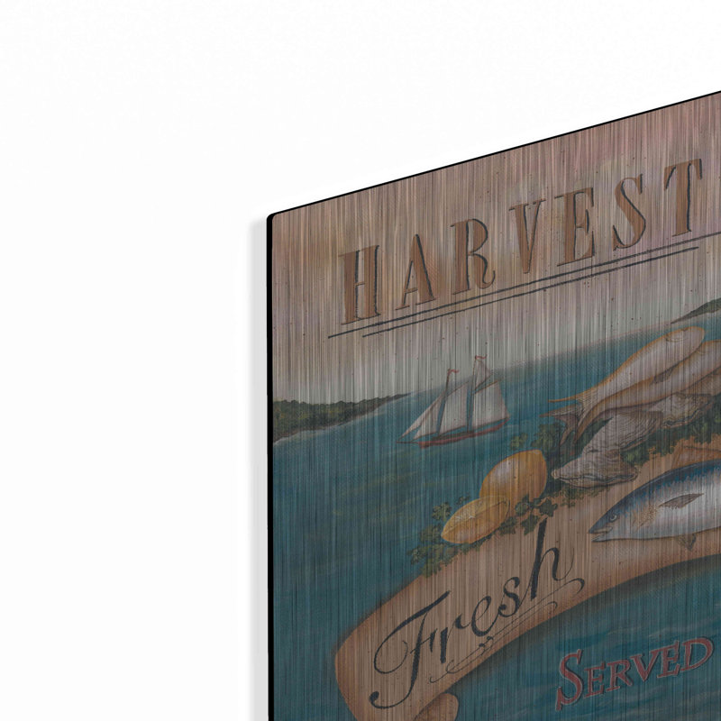 Art mural en métal Beachcrest Home ™ par Pam Britton, H 16 po x l 24 po