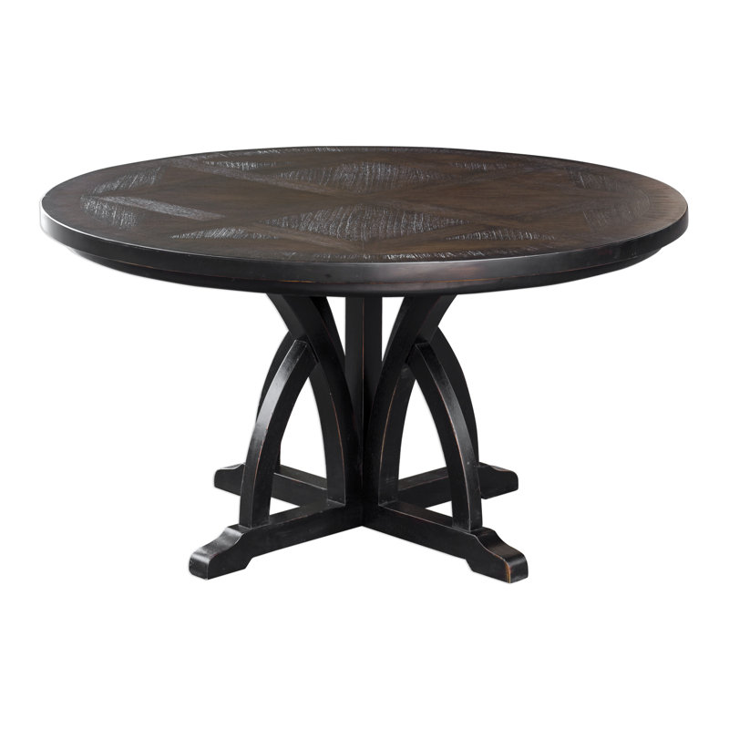 Daxton Round Solid Wood Base Dining Table