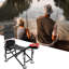 Terriek - Chaise de pêche ajustable à 21 vitesses avec support de canne à pêche