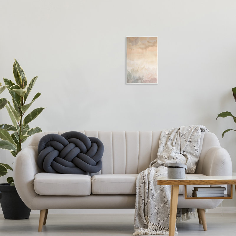 Calm & Soft Colors, plaque murale abstraite, design by Creative Studio, H 15 po x l 10 po