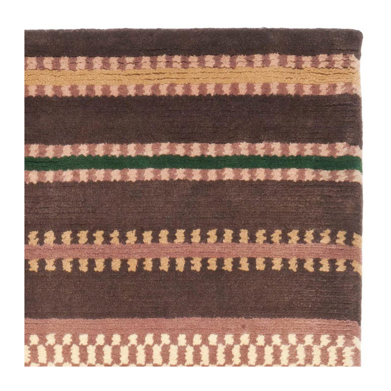 Lexington Hand Tufted Wool Pile Striped Rug, Rectangle 5' x 8'