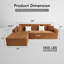 Canapé-lit modulaire Boneless Corduroy-2065167717