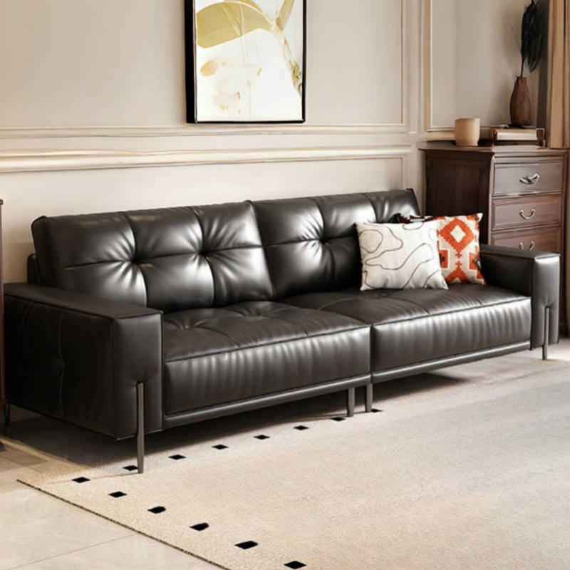 Mid-Century Modern Living Room Straight Sofa