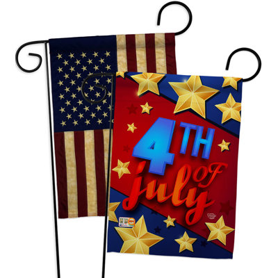 Drapeau de jardin 4 x 4,5 po