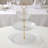 Emerick Glass Three Tier Plate