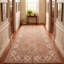 Tapis Linen2 traditionnel surteint uni orange crème doré antidérapant à poils courts, lavable, pour l'intérieur et l'extérieur, adapté aux animaux de compagnie, salon, chambre, salle à manger, entrée, couloir, bureau-135798125