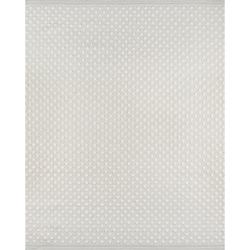 Langdon Wool Geometric Area Rug in Gray, Rectangle 8'6" x 11'6"