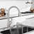 APPASO Pull Down Kitchen Faucet with and with Soap Dispenser-60156331
