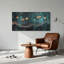 Jellyfish Waves, reproduction d'art sur toile, ensemble de 1-129281026-129281027