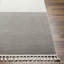 Tapis gris / brun en polyester tissé à la machine-427588957