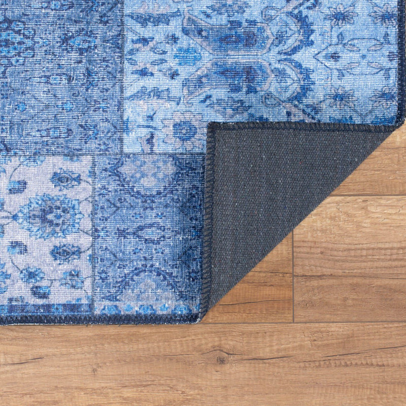 Luxurious Machine Washable Carpet, 100% Polyester, 7.5 x 10.8 Feet | Pile Height: 0.2 Inches, 1850 g/m² | Recycled Poly Cotton Underside, Easy Care, Perfect for Living Room & Bedroom, Soft & Durable Design
