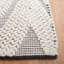Tapis noir / ivoire en laine et coton à tissage plat Belfort Natura 279-1381103731