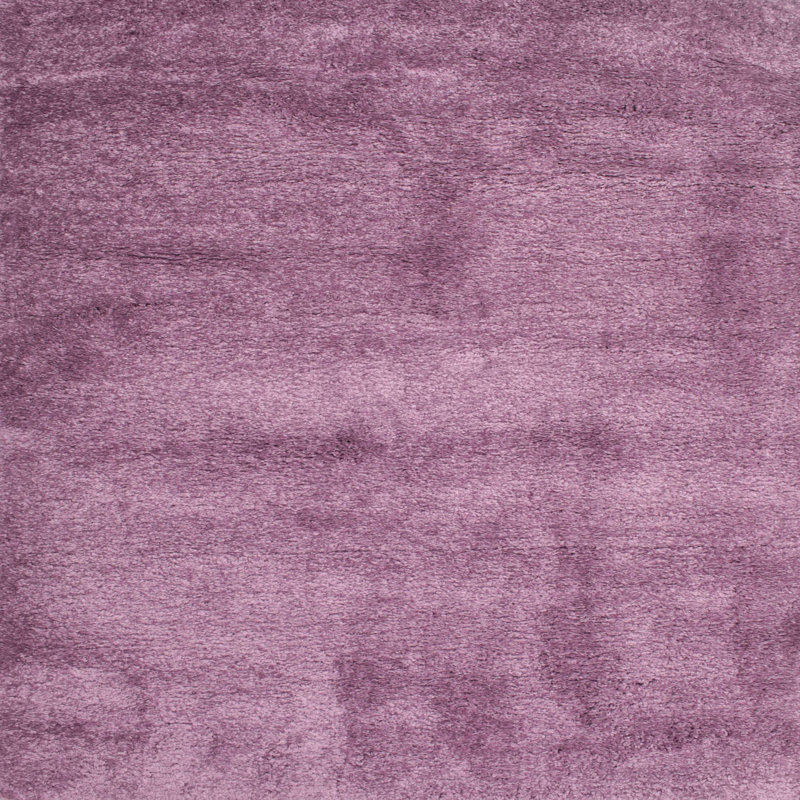Tapis de zone mauve contemporaine Rizokarpaso, Carré 7 pi