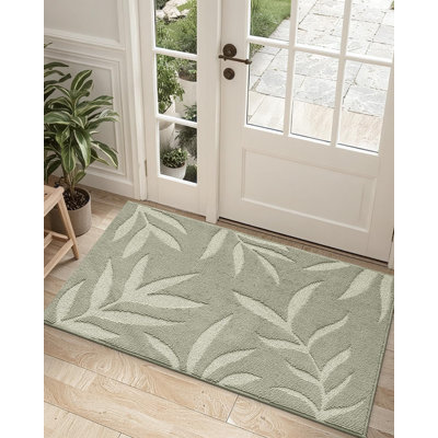 Tapis d'entrée lavable pour chaussures boueuses